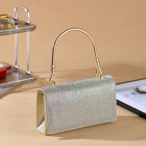 Shining 3A Full Diamond Handbag Women Luxury Party Evening Bag Crossbody Shoulder Bag Ladies - Image 3