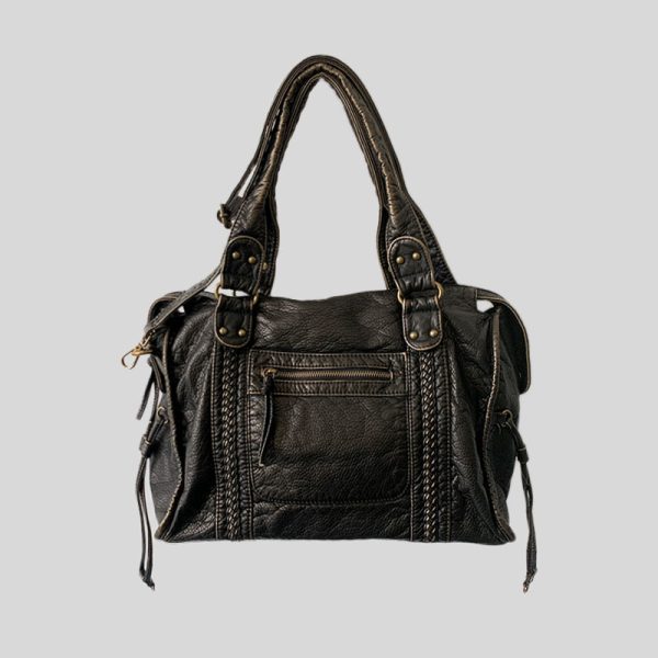 Retro Motorcycle Bag Women's Large Capacity - Image 6