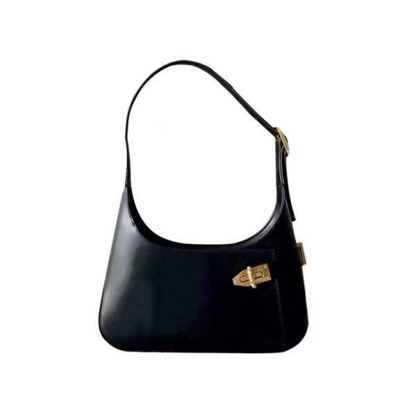 Women's Fashion Simple Vintage Shoulder Handbag Baguette - Image 2