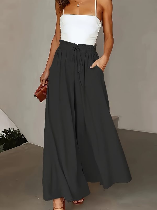 Ladies' Casual Wild Wide-leg Pants - Image 3