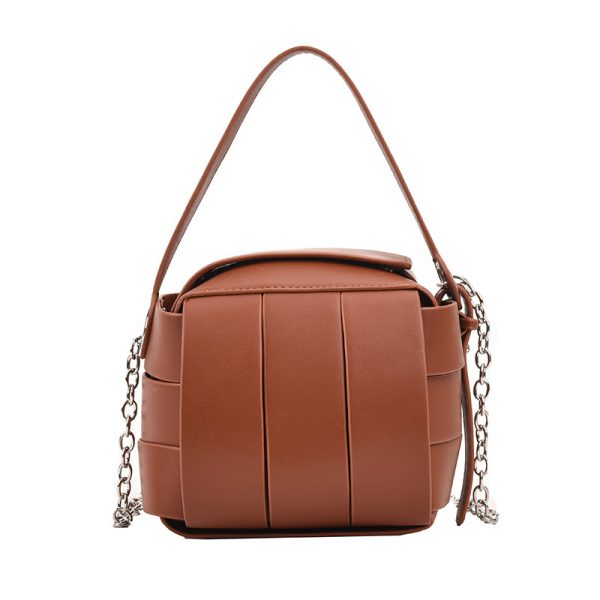 Leather Handbags For Women Vintage Spliced Fashionable - Image 2