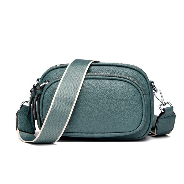 Simple And Versatile Crossbody Texture Multi-layer Small Square Bag - Image 10