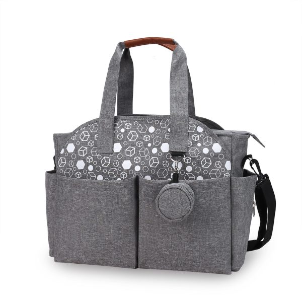 Printed Geometry With Pacifier Bag For Mother And Baby To Travel Outdoors - Image 8