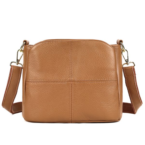 Genuine Leather Ladies Bag Casual Shoulder Messenger Bag - Image 6