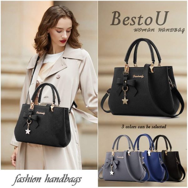 Women's Handbags, New Top Handle Shoulder & Messenger Tote Bag - Image 6