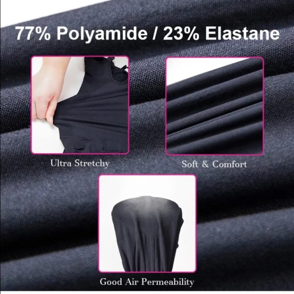 SEAMLESS One Piece Bodyshaper Ladies Shapewear Swimsuit Solid Color Stretch Full Bust Nylon Spandex Bodyshaper For Woman - Image 6
