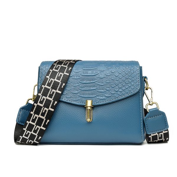 Women's Fashion Simple Top Layer Cowhide Single Shoulder Messenger Bag - Image 6