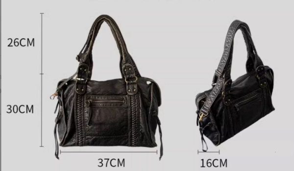 Retro Motorcycle Bag Women's Large Capacity - Image 7