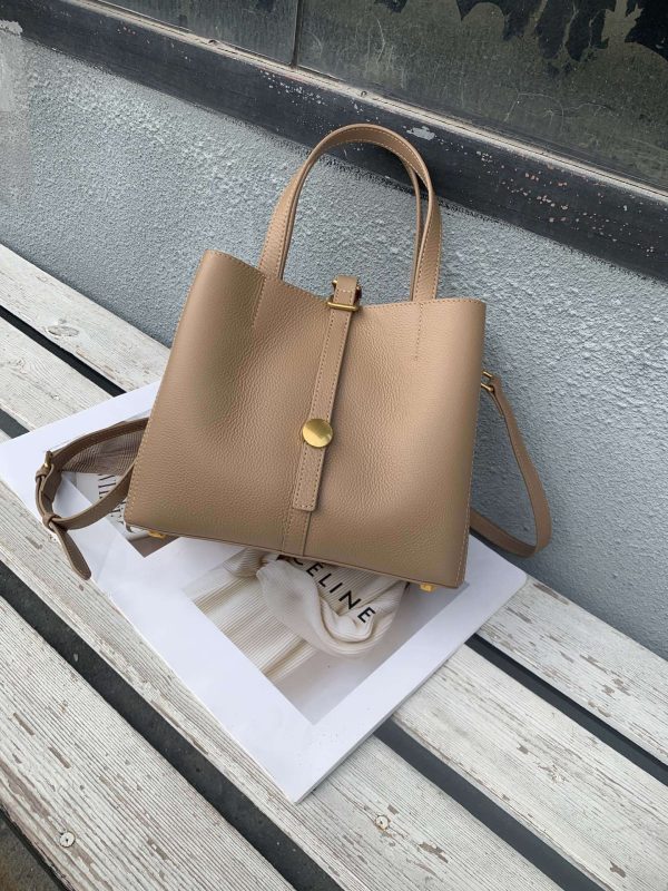 First Layer Cowhide Tote Genuine Leather Women - Image 6