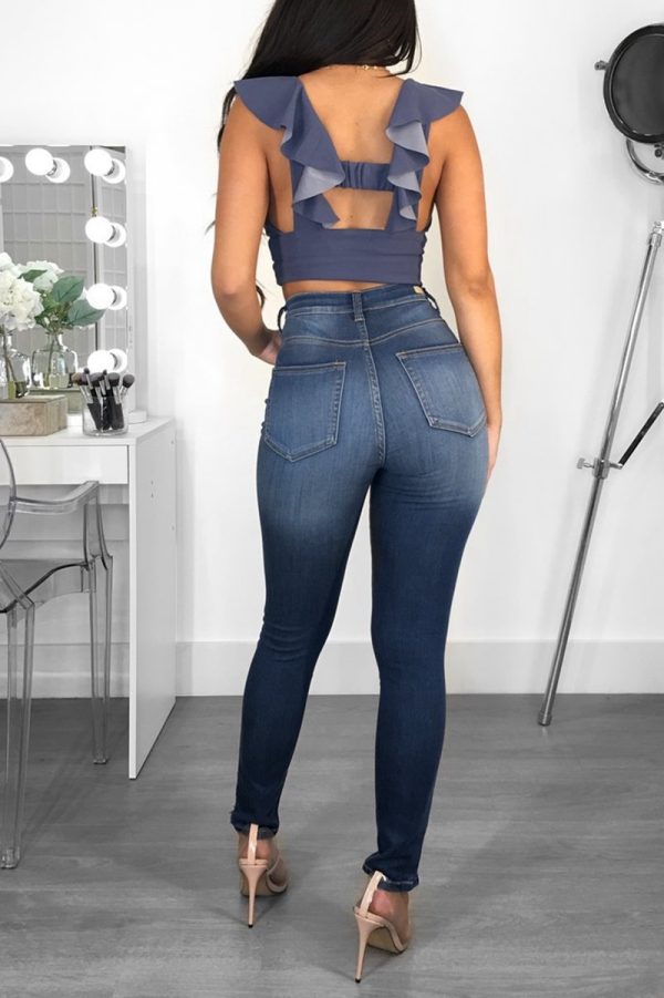 Tight-fitting hip-lifting fashion women's jeans - Image 2