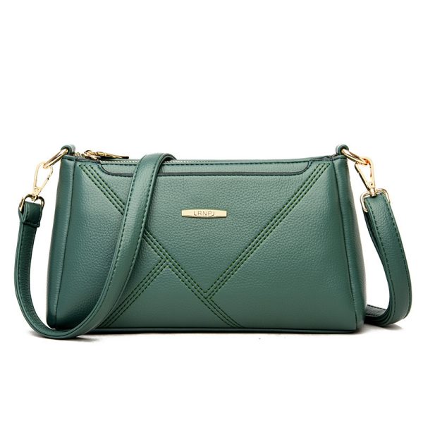 Texture Soft Leather Crossbody Bag Fashion Lady - Image 9