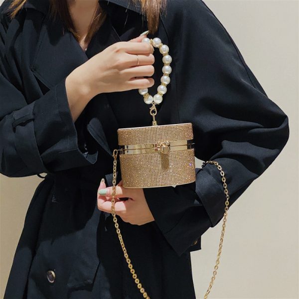 Fashion Pearl Portable Bucket Bag - Image 6