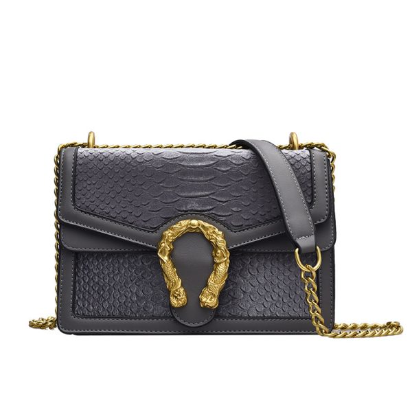 One Shoulder Chain Messenger Bag - Image 4