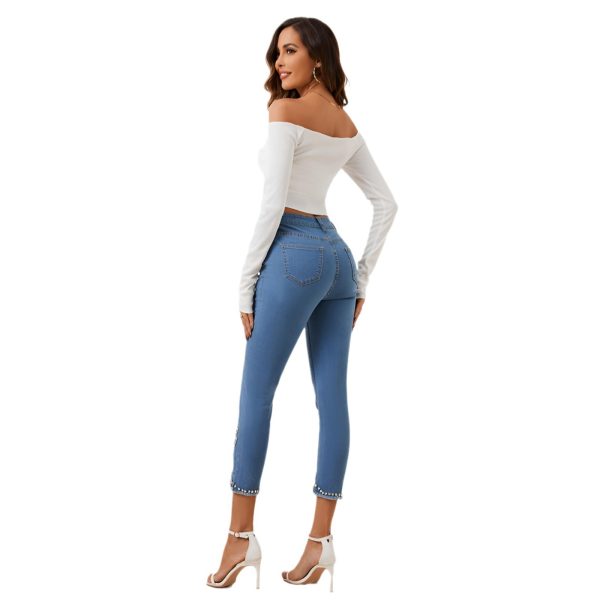 Women's Summer New High Waist Slimming Stretch Denim - Image 5