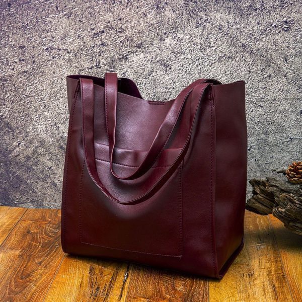 One Shoulder Portable Retro Women's Satchel - Image 2