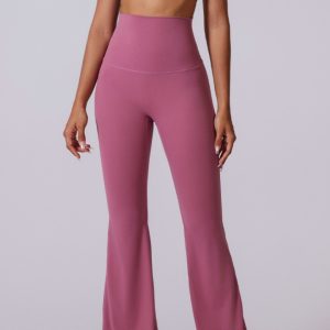 Women's Pure Color Simple Casual High Waist Wide Leg Pants