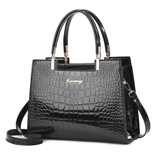 Women's Fashion Patent Leather Shoulder Bag - Image 5