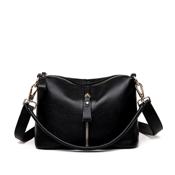 Small Square Bag Fashion Top Layer Cow Leather - Image 6