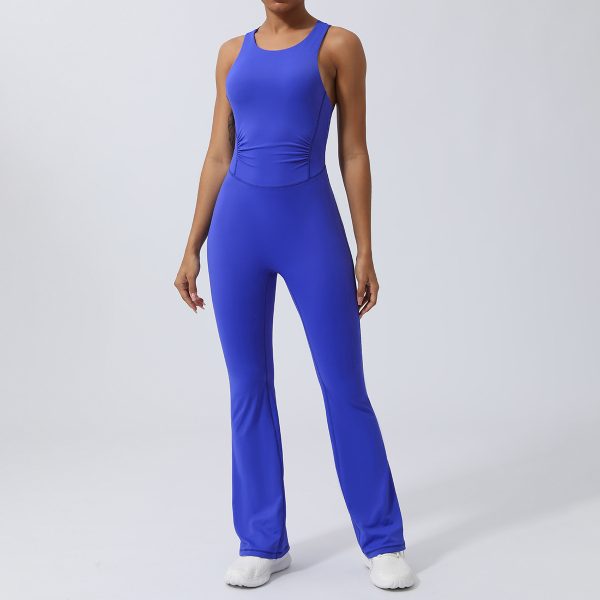 Skinny Yoga Clothes Sports Workout Clothes Hip-lift And Belly Shaping Micro-pull Dance Yoga Jumpsuit - Image 3