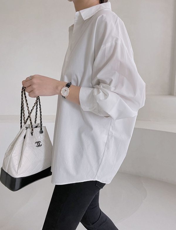 Early Autumn New Temperament Wild Button Loose Slimming Shirt - Image 5