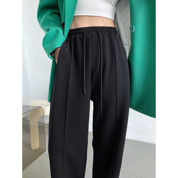 Sports Female Loose Casual Elastic Waist Wide Leg Pants - Image 3