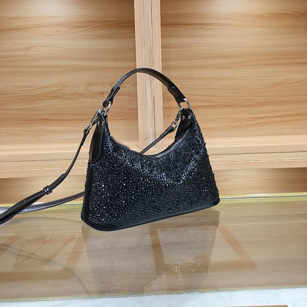 Delicate Rhinestone Women's Bag Dinner Bag Large Capacity Totes - Image 9