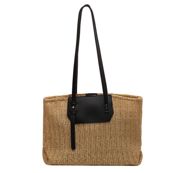 Woven Large Capacity Fashion Handbag - Image 3