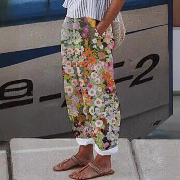 New Casual 3D Digital Printing Drawstring Trousers - Image 3