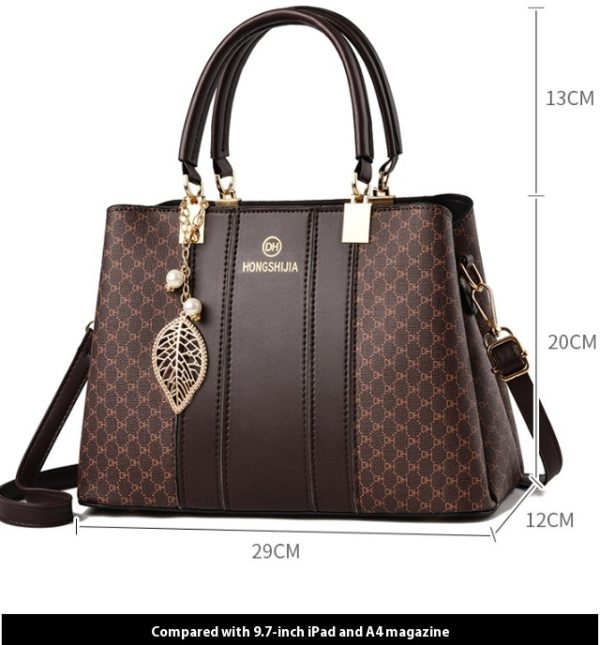 Women's Elegant Contrast Color And Versatile Crossbody Large Capacity Shoulder Handbag - Image 10