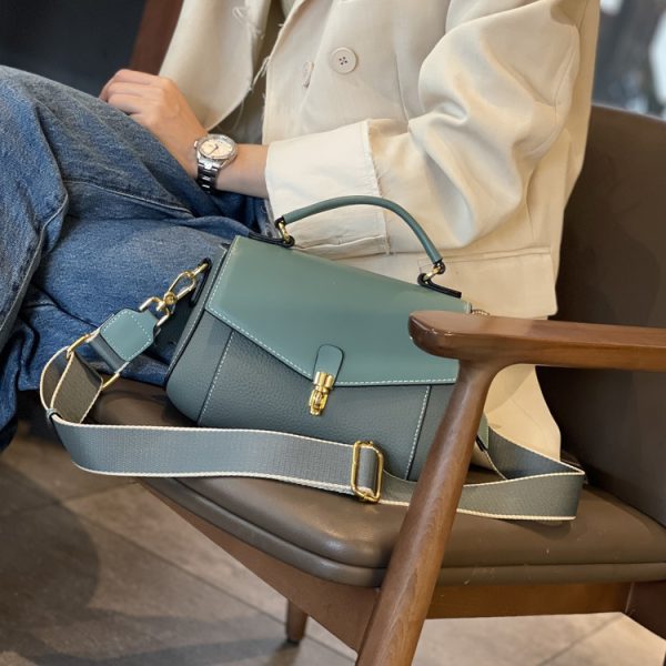 Women's Trendy All-match Genuine Leather Crossbody Shoulder Bag - Image 4