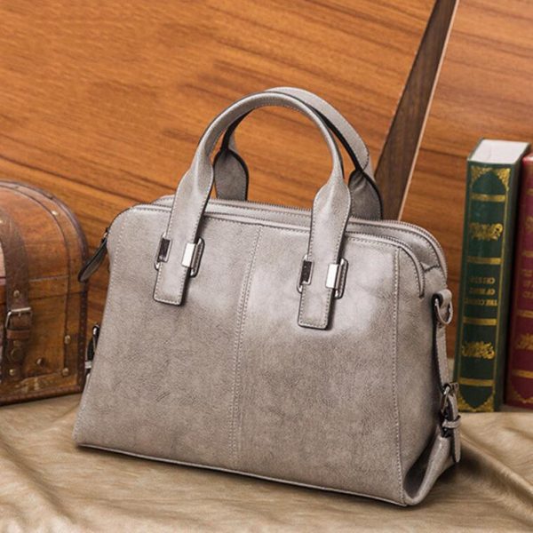 Women's Fashion Simple Leather Crossbody Bag - Image 6