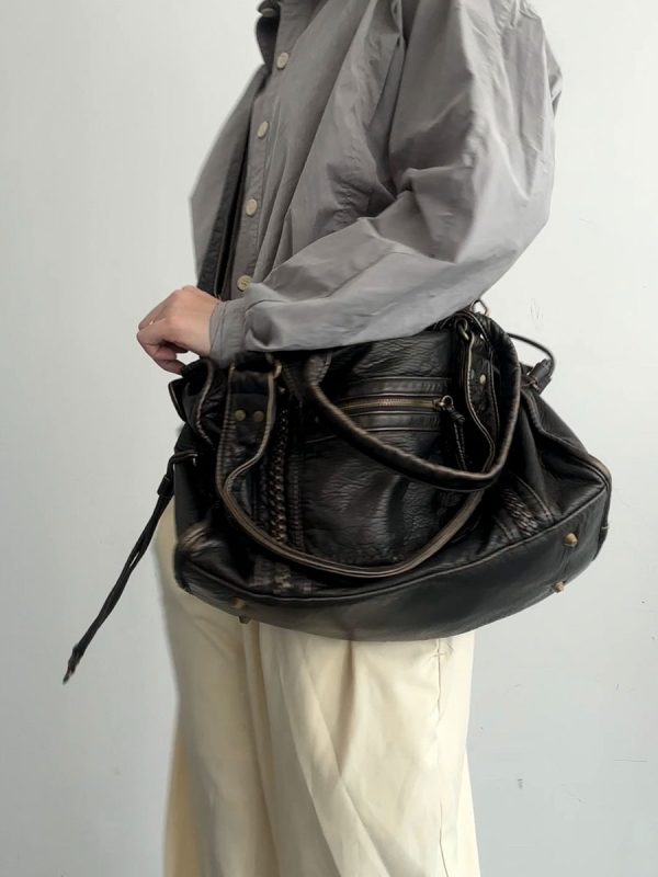 Retro Motorcycle Bag Women's Large Capacity - Image 10
