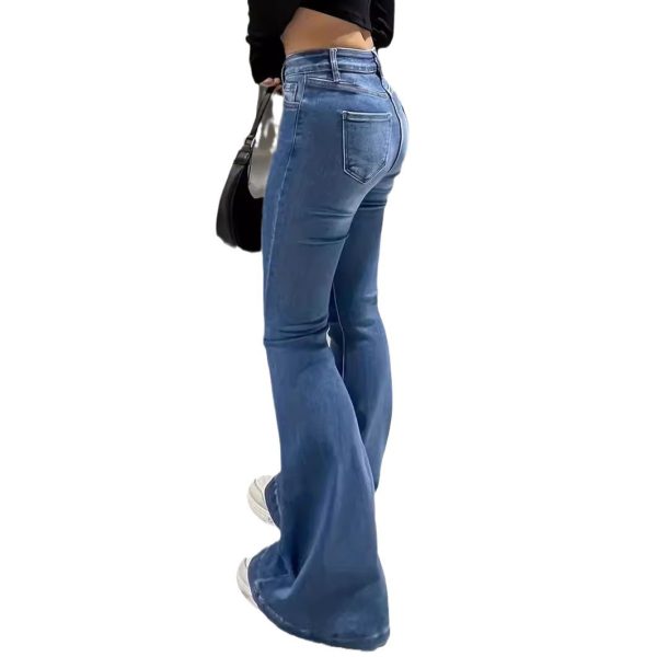 Fashion Straight Casual Denim Trousers - Image 5