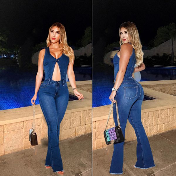 Ins Internet Celebrity Slim Fit Slimming Jumpsuit - Image 2