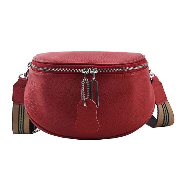 Genuine Leather Small Bag Women's Cowhide Simple Crossbody Bag - Image 7