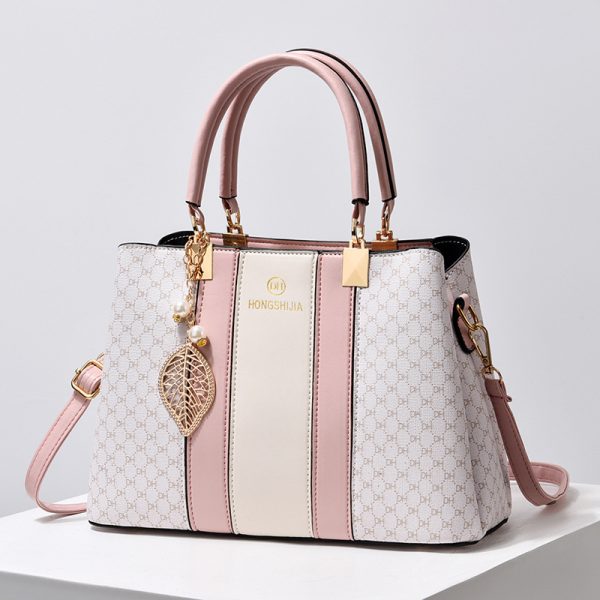 Women's Elegant Contrast Color And Versatile Crossbody Large Capacity Shoulder Handbag - Image 7