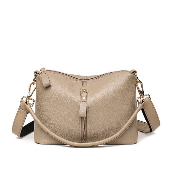 Small Square Bag Fashion Top Layer Cow Leather - Image 4
