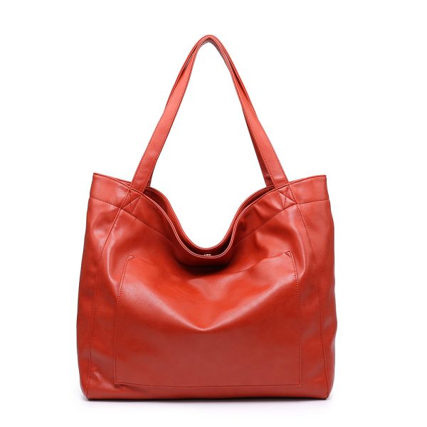 Women's Big Bag Strap Soft Leather Portable Shoulder - Image 6
