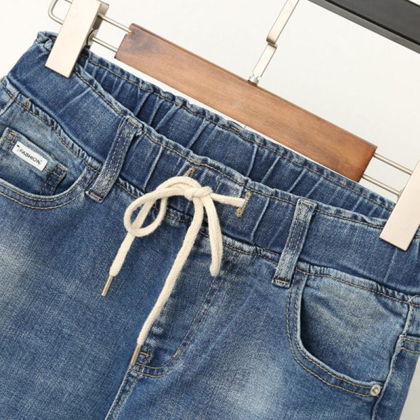 Oversized Jeans Women's Loose High Waist Harem Pants - Image 3