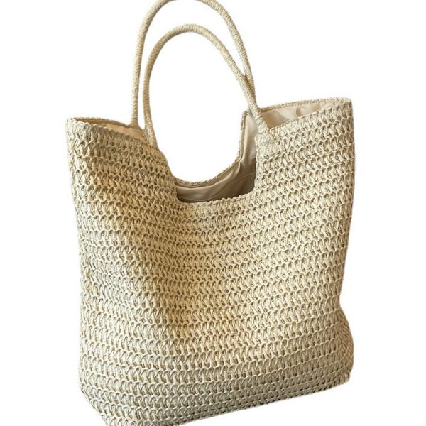 Women's Fashion Large Capacity Straw Bag - Image 10