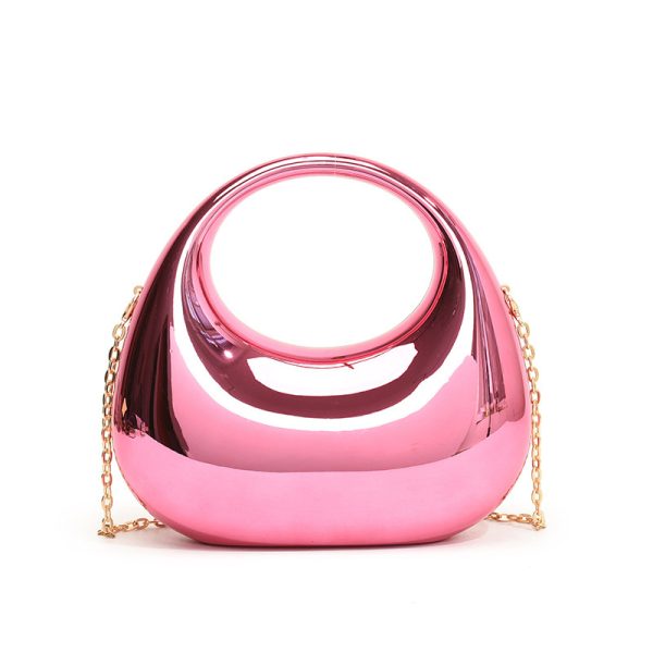 Acrylic Small Size Gold Handbag Chain Shoulder Oblique - Image 7