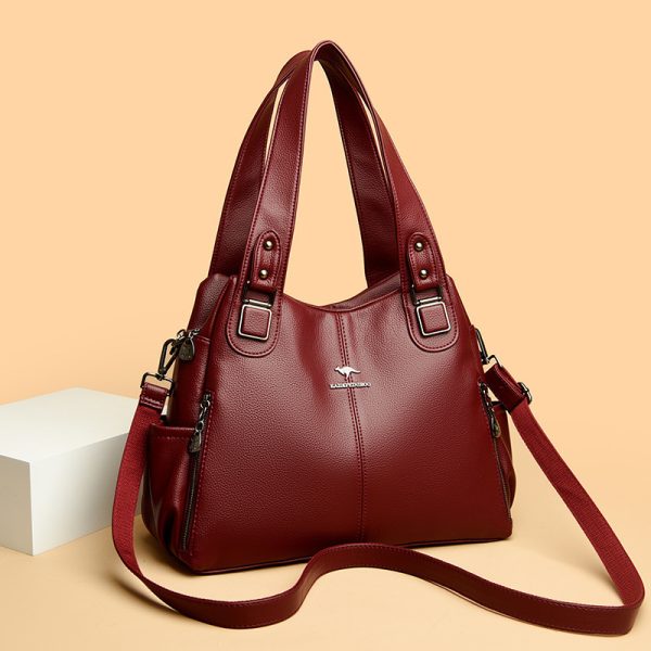 New Women's Shoulder Bag Fashion Elegant Crossbody Bag Vintage Shoulder Tote Bag Designer Ladies Large Capacity Purse Bags - Image 2