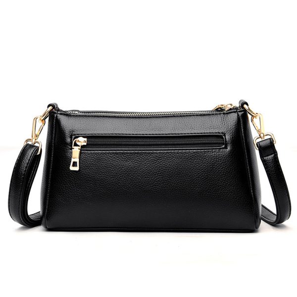 Texture Soft Leather Crossbody Bag Fashion Lady - Image 3