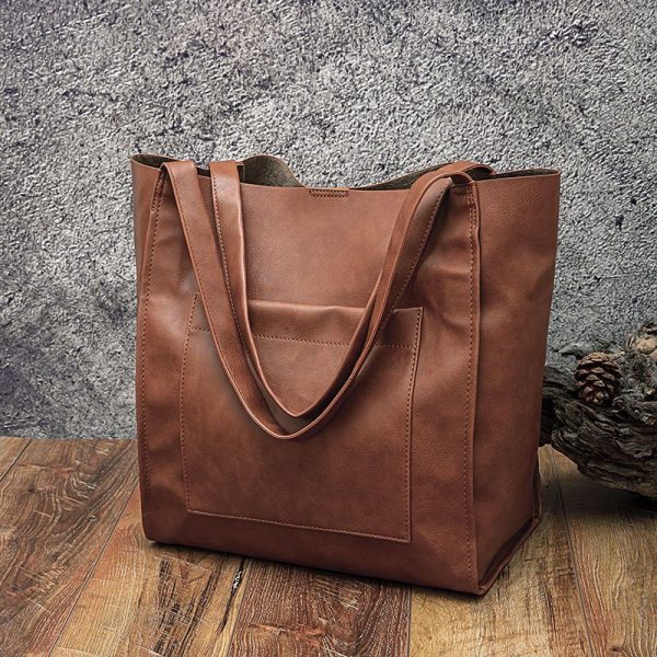 One Shoulder Portable Retro Women's Satchel - Image 3