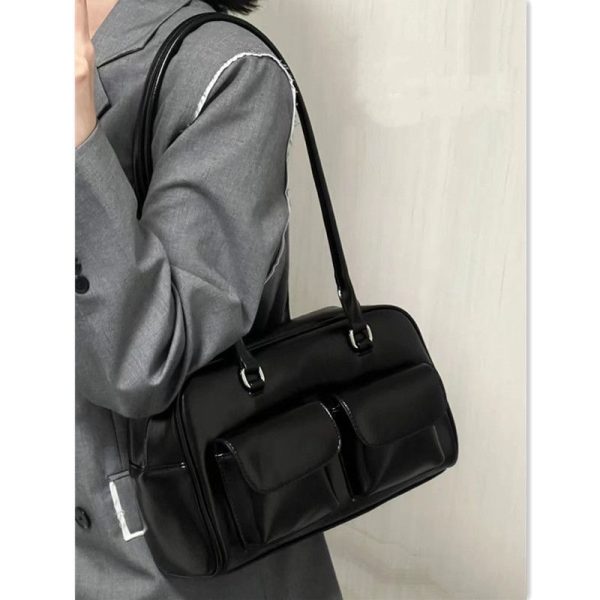 Women's Bag Retro College Large Capacity Casual Tote Bag - Image 5