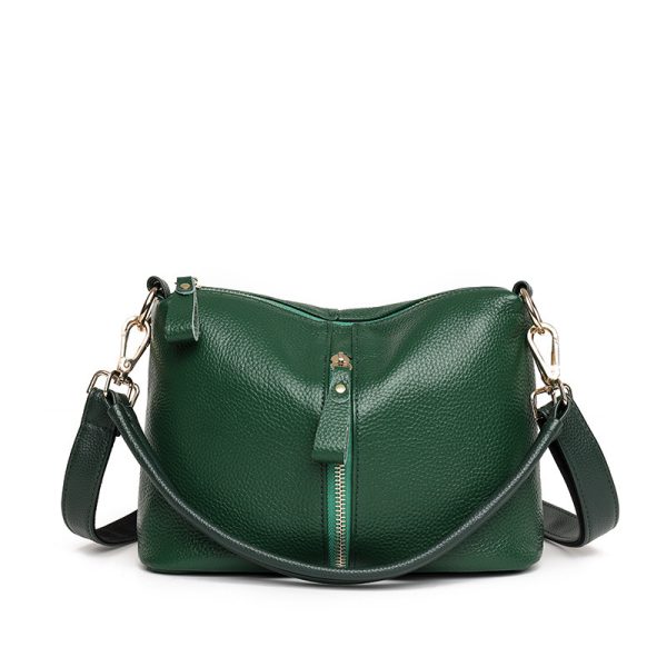 Small Square Bag Fashion Top Layer Cow Leather - Image 5
