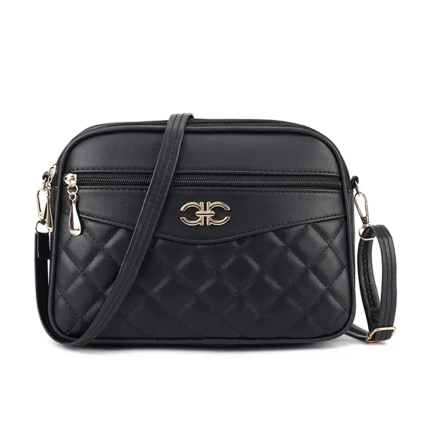 2025 Women's Bag Fashion Lingge Crossbody Bag Four Layer High Capacity Middle Aged Shoulder Bag Versatile Camera Square Handbag - Image 6