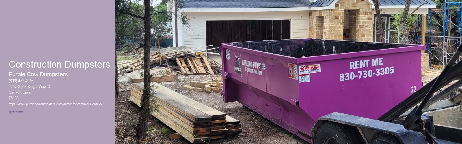 Construction Dumpsters