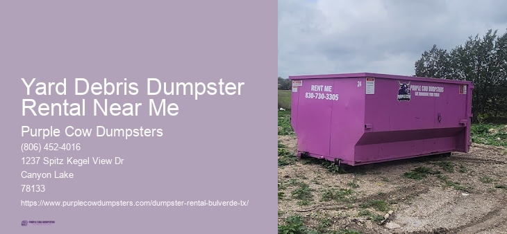 2 Yard Dumpster Rental Near Me
