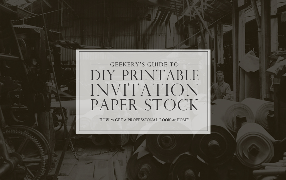 what s the best paper to use for printing invitations faire li